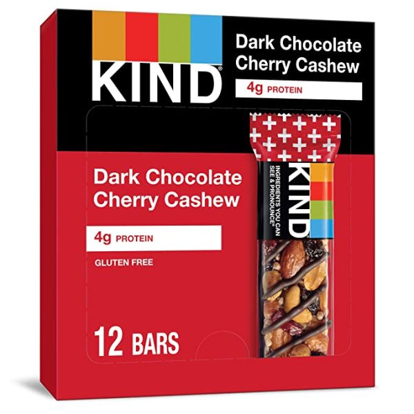 KIND Bar Dark Chocolate Cherry Cashew 12ct